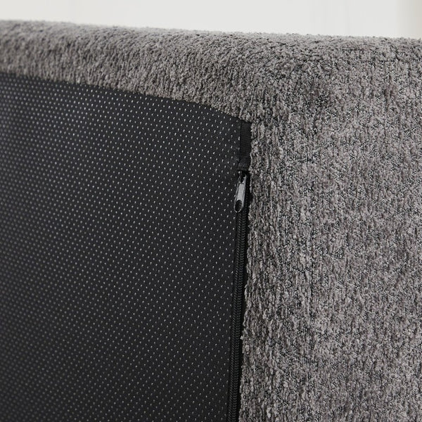 English Elm 78.9-Inch Chenille Convertible Sofa with Modular Cushions for Living Room or Guest Space Grey W834P517299