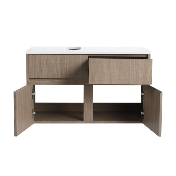English Elm 32(31-1/2") Floating Bathroom Vanity Cabinet Soft Close Doors Drawer Modern Bath W999P321191