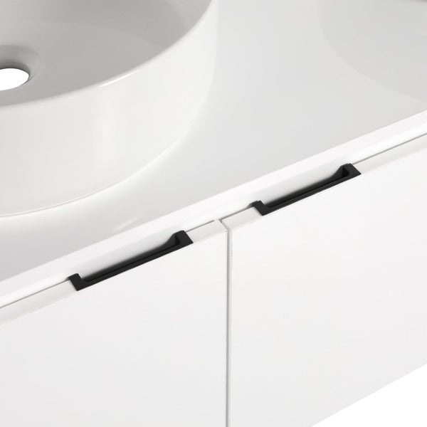 English Elm Bathroom Solid Resin Vessel Sink with Non-Porous Surface for Modern Vanity Spaces Plywood - A W999S00238
