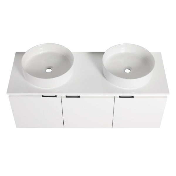 English Elm Bathroom Solid Resin Vessel Sink with Non-Porous Surface for Modern Vanity Spaces Plywood - A W999S00238