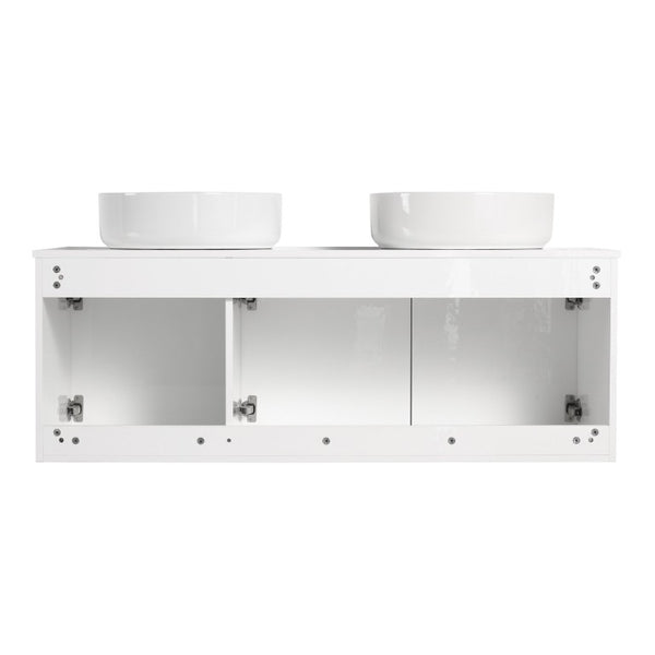 English Elm Bathroom Solid Resin Vessel Sink with Non-Porous Surface for Modern Vanity Spaces Plywood - A W999S00238