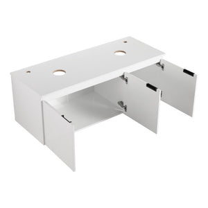English Elm Bathroom Solid Resin Vessel Sink with Non-Porous Surface for Modern Vanity Spaces Plywood - B W999S00239