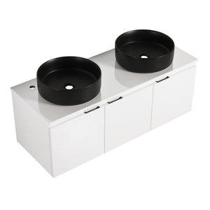 English Elm Bathroom Solid Resin Vessel Sink with Non-Porous Surface for Modern Vanity Spaces Plywood - B W999S00239