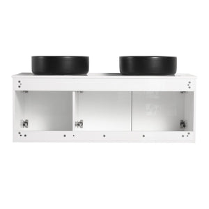 English Elm Bathroom Solid Resin Vessel Sink with Non-Porous Surface for Modern Vanity Spaces Plywood - B W999S00239