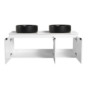 English Elm Bathroom Solid Resin Vessel Sink with Non-Porous Surface for Modern Vanity Spaces Plywood - B W999S00239