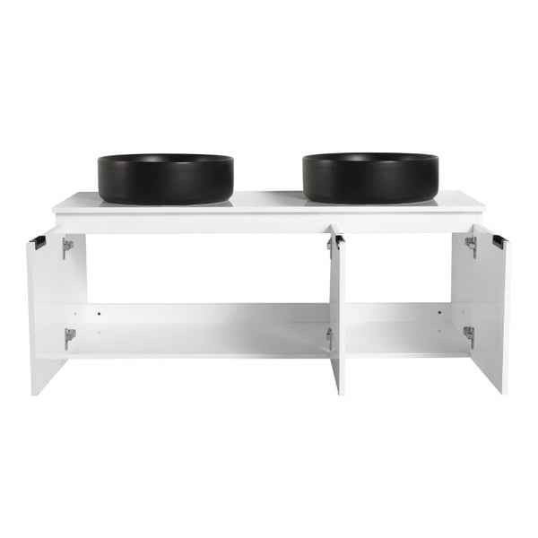 English Elm Bathroom Solid Resin Vessel Sink with Non-Porous Surface for Modern Vanity Spaces Plywood - B W999S00239