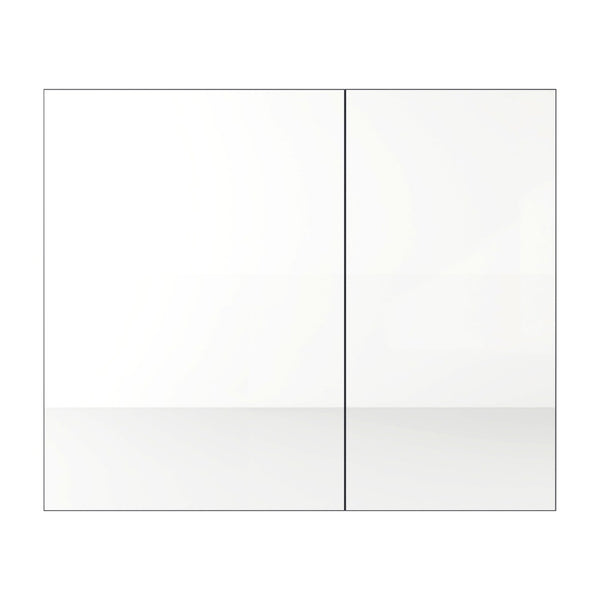 English Elm 33.56'' Wall Mounted Medicine Cabinet Set with Mirror Door and Adjustable Glass Shelves W999S00553