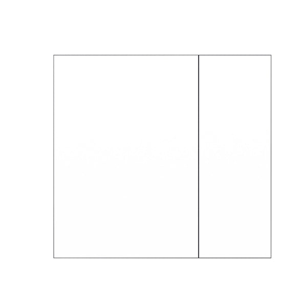 English Elm 29.63 Inch Wall Mounted Medicine Cabinet Set with Mirrored Doors and Adjustable Shelves W999S00555