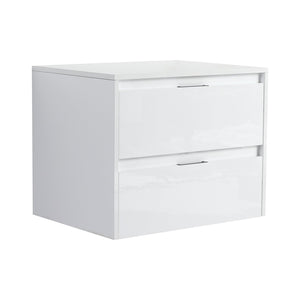 English Elm 48 Inch Floating Modular Bathroom Vanity with Gel Coat Sink and Plywood Cabinets W999S00567