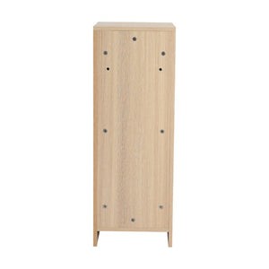 English Elm 48 Inch Freestanding Oak Bathroom Vanity with Ceramic Sink and Soft Close Storage Cabinet W999S00572