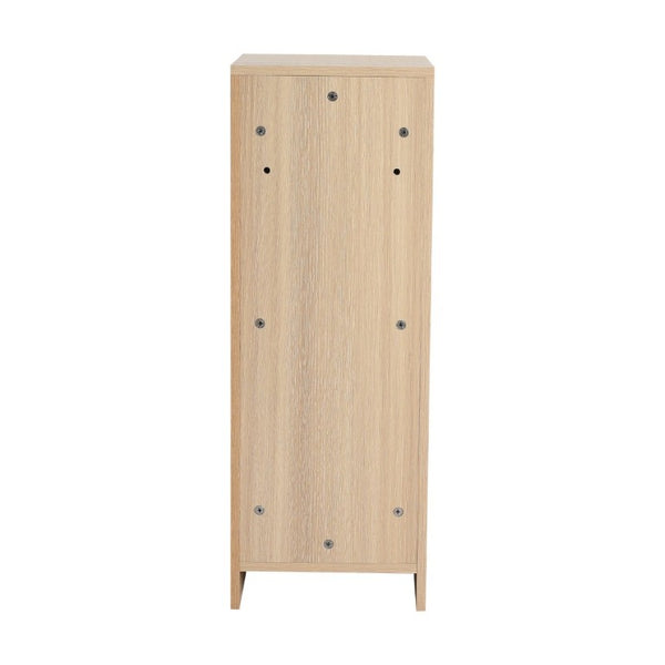 English Elm 48 Inch Freestanding Oak Bathroom Vanity with Ceramic Sink and Soft Close Storage Cabinet W999S00572