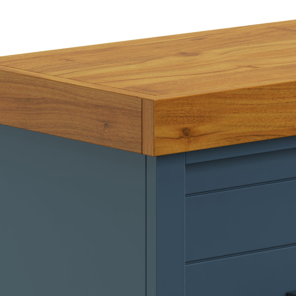 Legends Furniture Bridgevine Home Washington 48 Inch Fireplace With Mantel, Blue Denim And Whiskey Finish Blue Denim And Whiskey, Blue Poplar Solids And Okoume Veneers With Knotty Alder Top Wa5111.Bwk