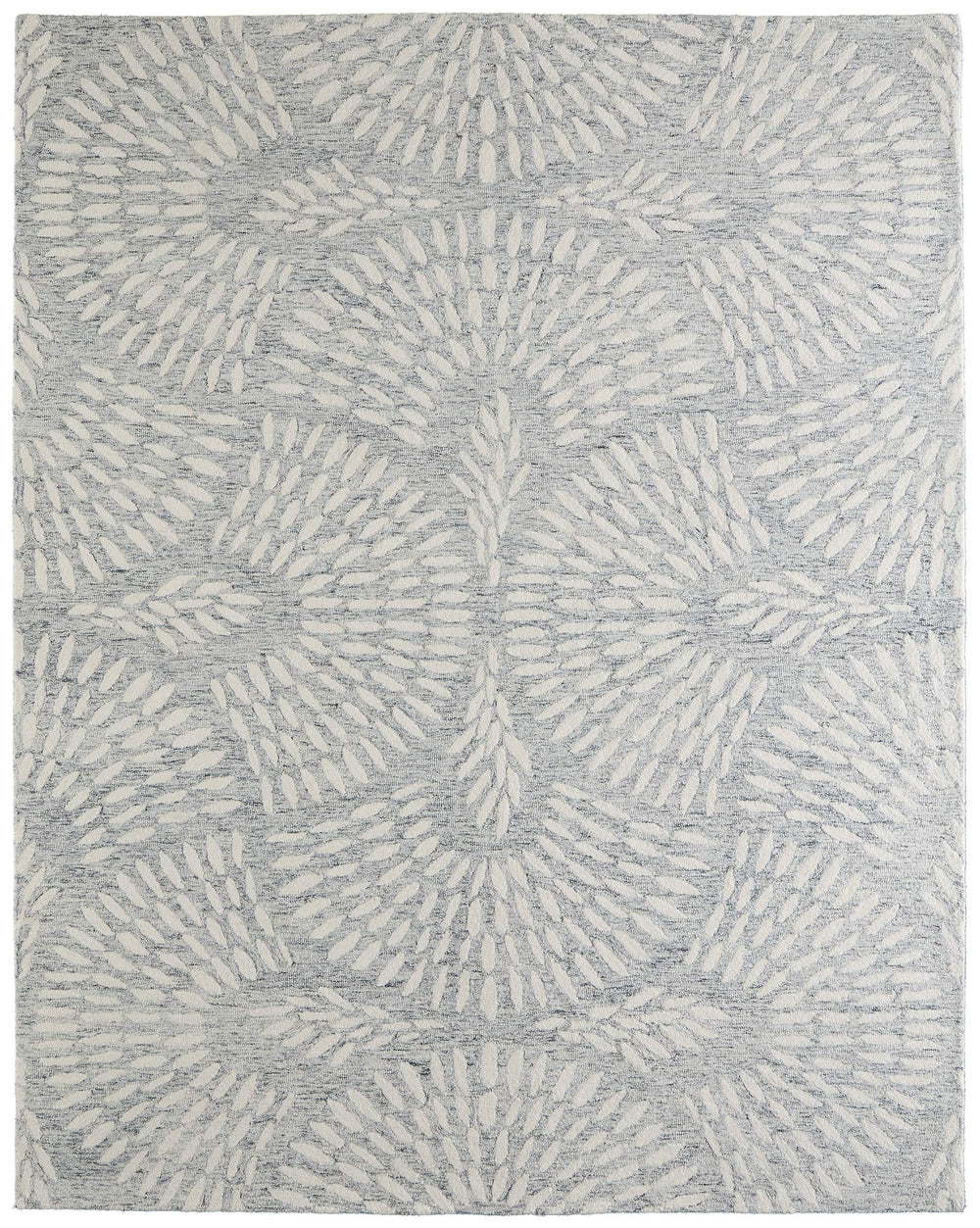 Feizy Rugs Wallace Handmade Wool Area Rug with Botanical Motif for Living Room or Bedroom 5' x 8' WAL8A38FGRY000E10