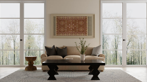 Feizy Rugs Wallace Handmade Wool Area Rug with Botanical Motif for Living Room or Bedroom 5' x 8' WAL8A38FGRY000E10