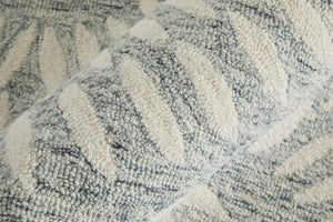 Feizy Rugs Wallace Handmade Wool Area Rug with Botanical Motif for Living Room or Bedroom 5' x 8' WAL8A38FGRY000E10