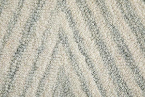 Feizy Rugs Wallace Hand-Tufted Wool Area Rug Abstract Pattern for Living Room or Bedroom 5' x 8' WAL8A41FGRY000E10