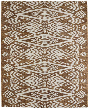 Feizy Rugs Wallace Hand Tufted Wool Medallion Rug for Transitional and Traditional Living Spaces 5' x 8' WAL8A43FBRN000E10