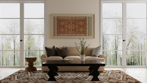 Feizy Rugs Wallace Hand Tufted Wool Medallion Rug for Transitional and Traditional Living Spaces 5' x 8' WAL8A43FBRN000E10