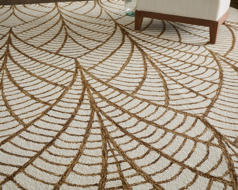 Feizy Rugs Wallace Hand Tufted Wool Ikat Area Rug for Bohemian and Neutral Living Spaces 5' x 8' WAL8A44FBRN000E10
