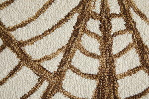 Feizy Rugs Wallace Hand Tufted Wool Ikat Area Rug for Bohemian and Neutral Living Spaces 5' x 8' WAL8A44FBRN000E10