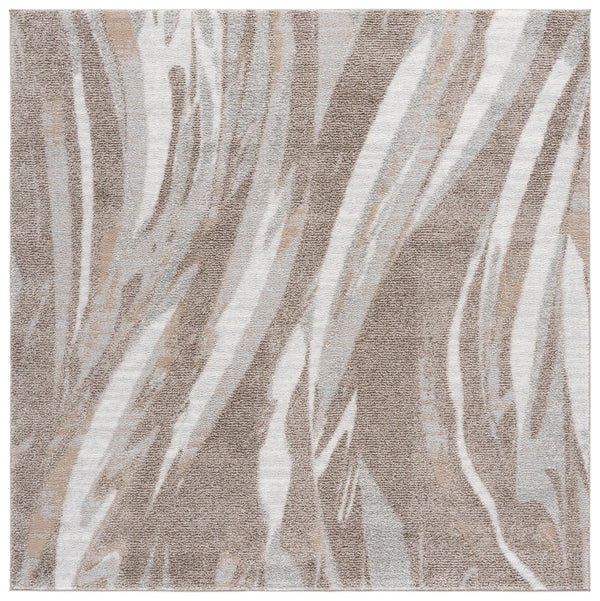 Safavieh Wave Modern Beige Ivory Runner Rug — Power-Loomed Turkey, Low-Profile 3/4" Pile, Durable Style 2'-2" x 9'-0" WAV718A-29