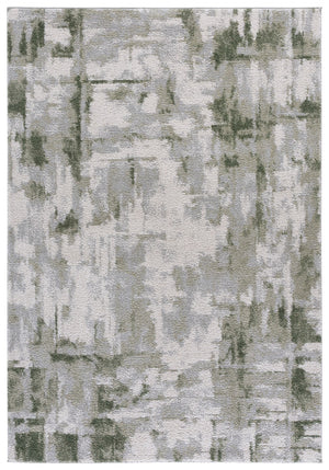 Safavieh Wave Elegant Runner Rug - Modern Design For Hallways, Soft Texture, Perfect Blend Of Style & Function Ivory ,Green 50% Polypropylene,50% Polyester Wav724a-4