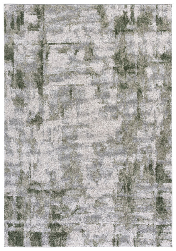 Safavieh Wave Elegant Runner Rug - Modern Design For Hallways, Soft Texture, Perfect Blend Of Style & Function Ivory ,Green 50% Polypropylene,50% Polyester Wav724a-4