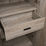 Lee Wardrobe Closet 1.0 in Rustic Grey WC001-GY Manhattan Comfort