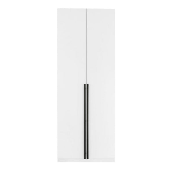 Lee Wardrobe Closet 3.0 in White WC003-WH Manhattan Comfort