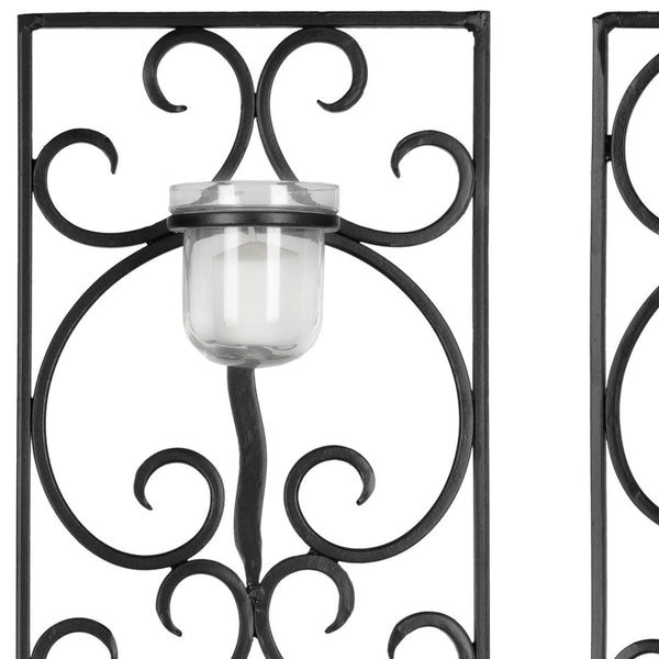 Safavieh EDWINA Votive Wall Decor Set - Elegant 3-Panel Candle Holders for Warm, Ambient Lighting Decor WDC1009A