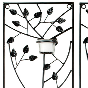Safavieh TEA Light Climbing Leaves Set of 3 - Elegant Wall Art with Ambient Candlelight for Any Space WDC1013A