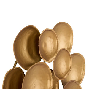 Safavieh Lela Geometric Iron Wall Sculpture with Gold Finish for Modern Living Spaces WDC5025A