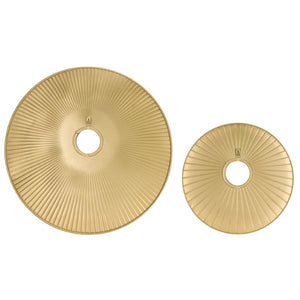 Safavieh Cathy Iron Wall Art Set of 2 Square Panels in Two Tone Gold Black Glam Decor WDC5026A
