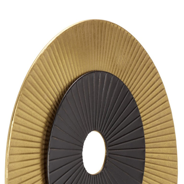 Safavieh Cathy Iron Wall Art Set of 2 Square Panels in Two Tone Gold Black Glam Decor WDC5026A