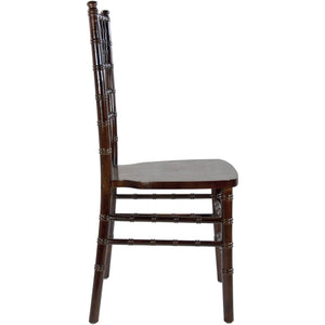 English Elm Advantage Chiavari Chair - Elegant, Durable Seating for Weddings, Banquets & Upscale Events Fruitwood WDCHI-FW