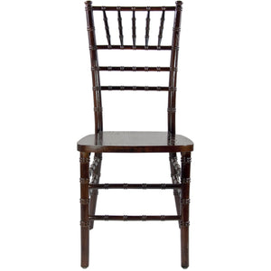 English Elm Advantage Chiavari Chair - Elegant, Durable Seating for Weddings, Banquets & Upscale Events Fruitwood WDCHI-FW