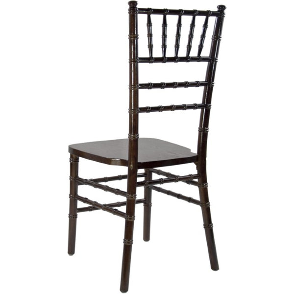 English Elm Advantage Chiavari Chair - Elegant, Durable Seating for Weddings, Banquets & Upscale Events Fruitwood WDCHI-FW