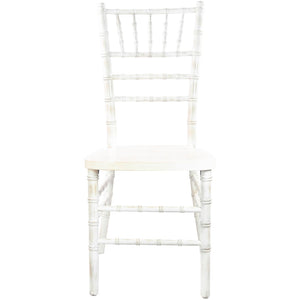 English Elm Advantage Chiavari Chair - Elegant, Durable Seating for Weddings, Banquets & Upscale Events Lime Wash WDCHI-LW