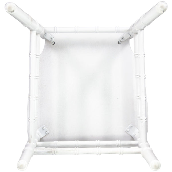 English Elm Advantage Chiavari Chair - Elegant, Durable Seating for Weddings, Banquets & Upscale Events White WDCHI-W