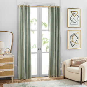 Safavieh Creslia Window Treatment/Sage Green XII23 Sage Green 100% Polyester WDT1054F-5296