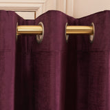 Safavieh Creslia Window Treatment/Eggplant XII23 Eggplant 100% Polyester WDT1054J-5296