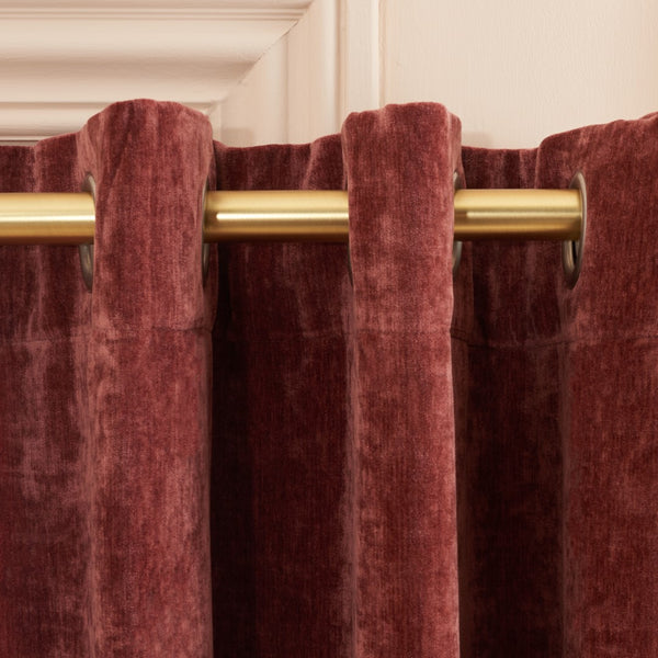 Safavieh Voleria Window Treatment/Dark Rust XII23 Dark Rust 100% Polyester WDT1055F-5296