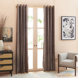 Safavieh Voleria Window Treatment/Light Brown XII23 Light Brown 100% Polyester WDT1055G-5296