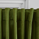 Safavieh Rosedale Window Treatment/Green XII23 Green 60%Cotton+40%Viscose Velvet,Tab Top WDT1062C-5296