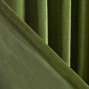 Safavieh Rosedale Window Treatment/Green XII23 Green 60%Cotton+40%Viscose Velvet,Tab Top WDT1062C-5296