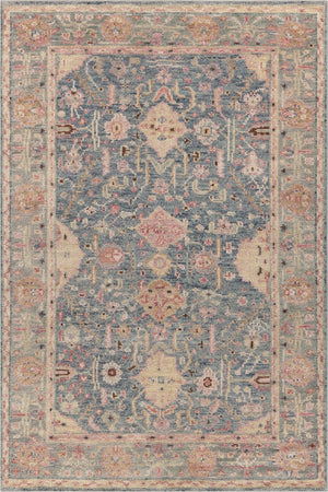 Chandra Rugs Hand Knotted Traditional Rug - Exquisite Artisan Craftsmanship To Elevate Your Home's Decor And Comfort Blue,Gold,Green,Multi Wool + Cotton Wen58103-79106