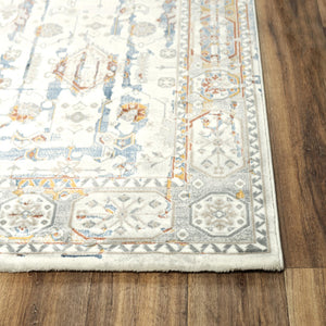 Rizzy Westchester WES857 Power Loomed   Rug Ivory/Multi 3'11" x 5'6"