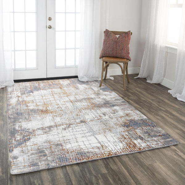 Rizzy Westchester WES860 Power Loomed   Rug Ivory/Multi 3'11" x 5'6"