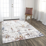 Rizzy Westchester WES861 Power Loomed   Rug Ivory/Multi 3'11" x 5'6"