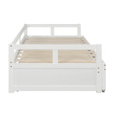 Hearth and Haven Amaranth Extending Daybed with Trundle, White WF194887AAK